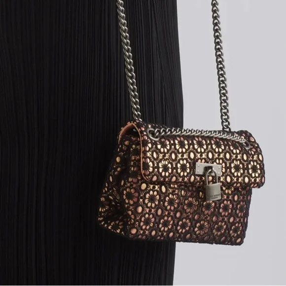 NWT Gorgeous Kurt Geiger London Lace Mini Brixton Bag - Picture 8 of 16